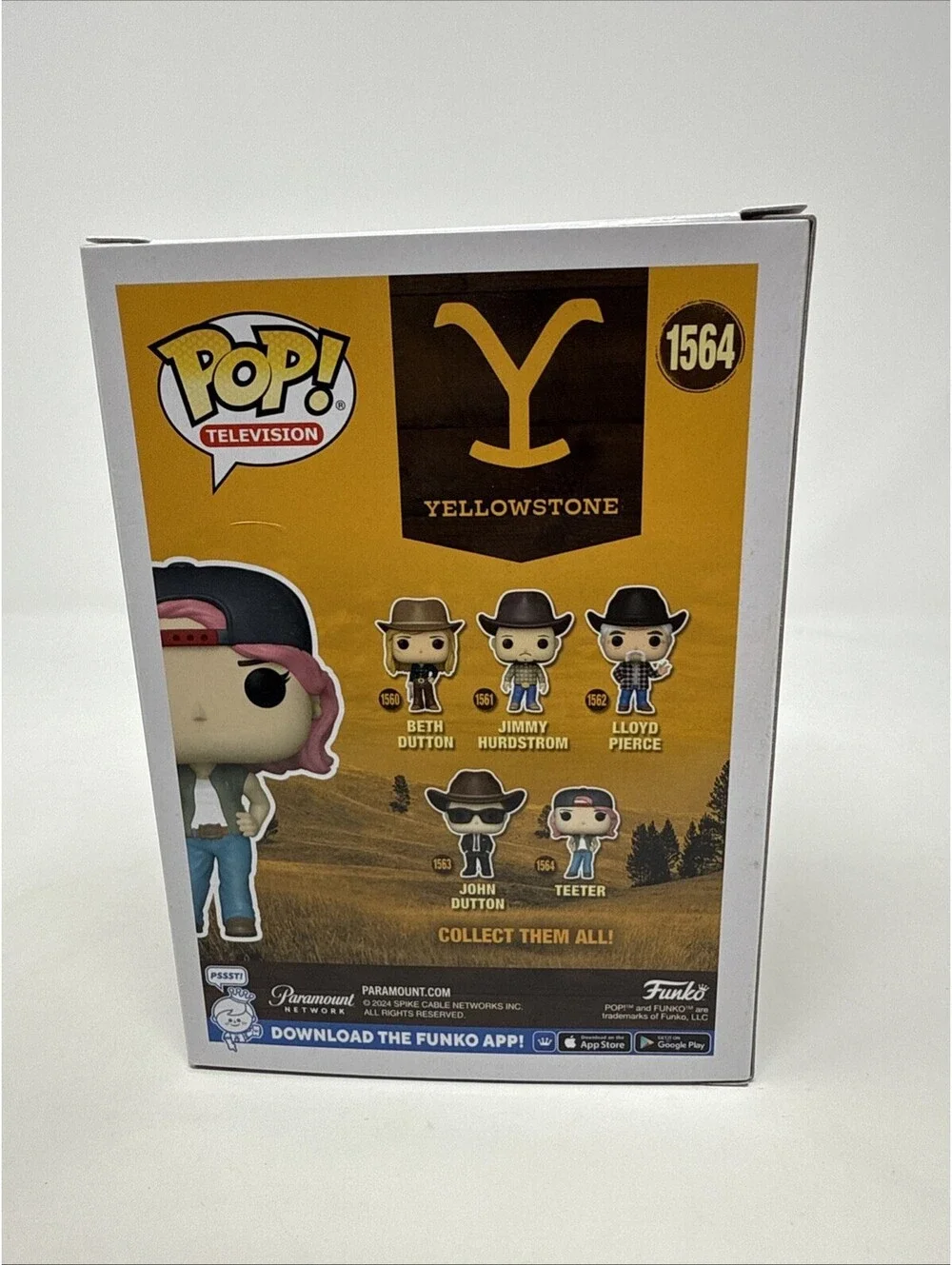 Yellowstone Teeter POP Vinyl Figure #1564 Funko Television New